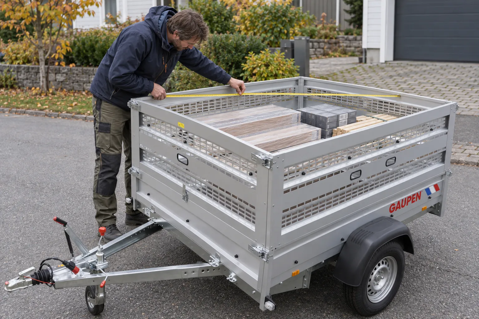 Riktig varehenger valgt etter kassemål, nyttelast og vanlig bruk